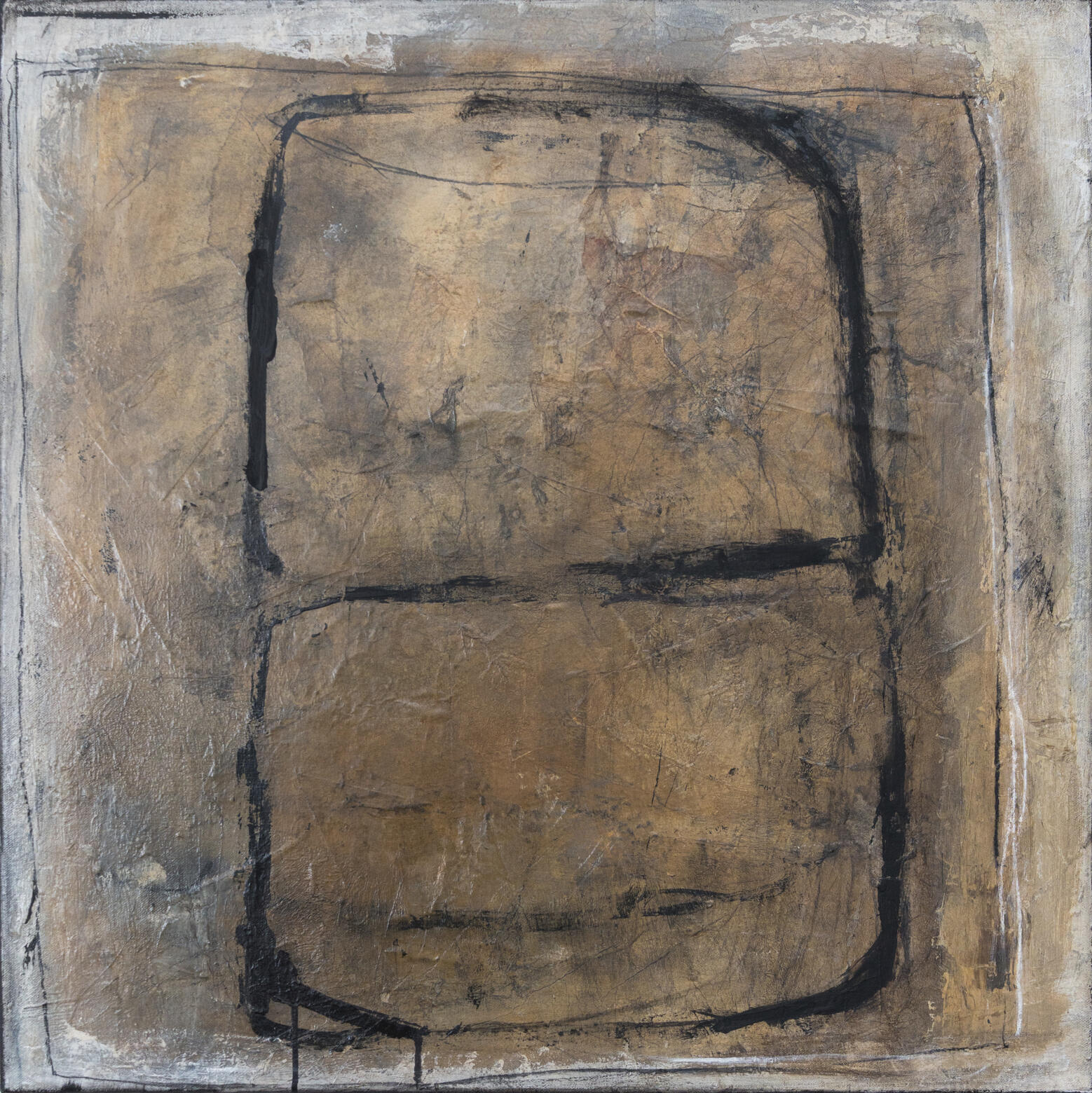 The Vestle | Mixed Media on Canvas | 65 X 65 cm