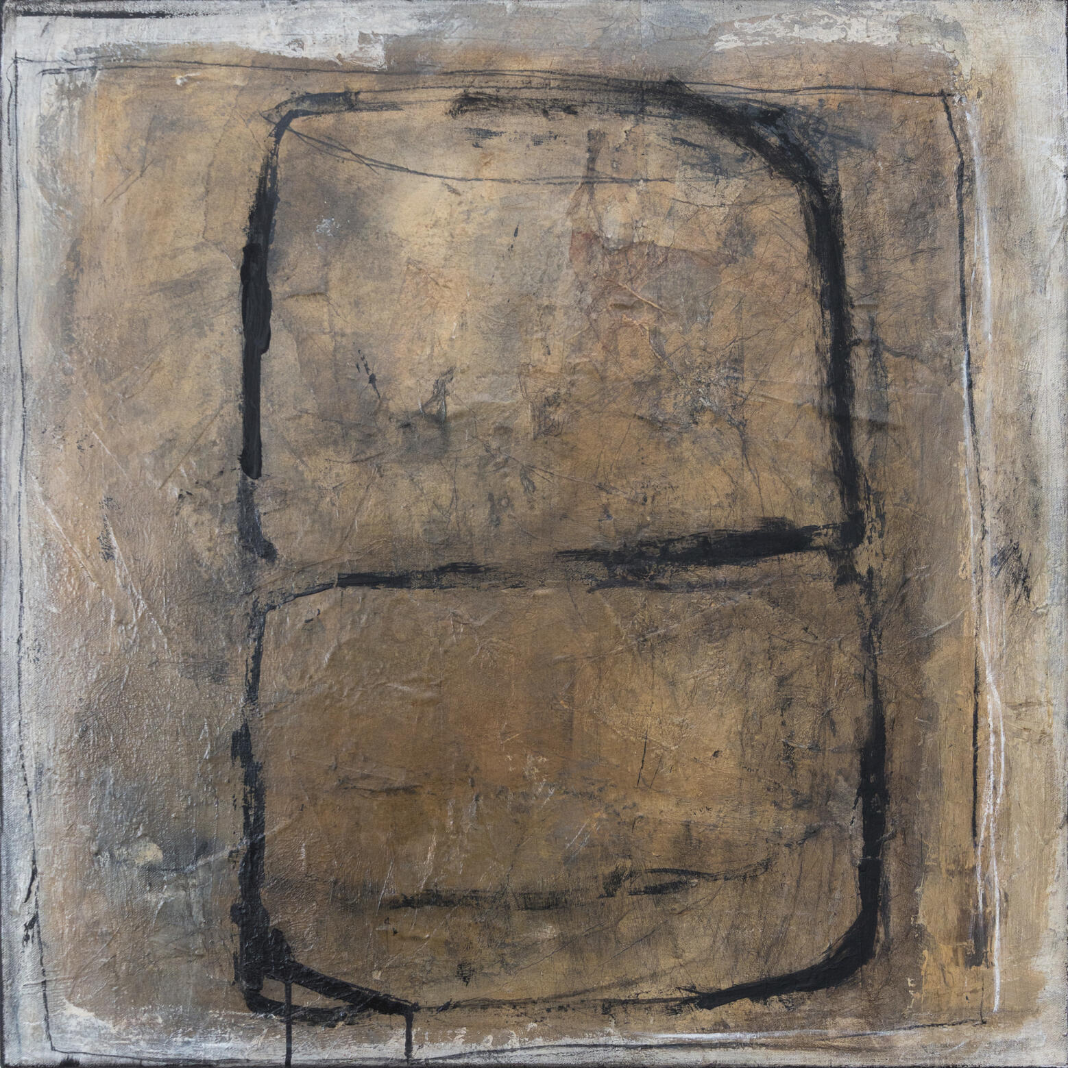 The Vestle | Mixed Media on Canvas | 65 X 65 cm