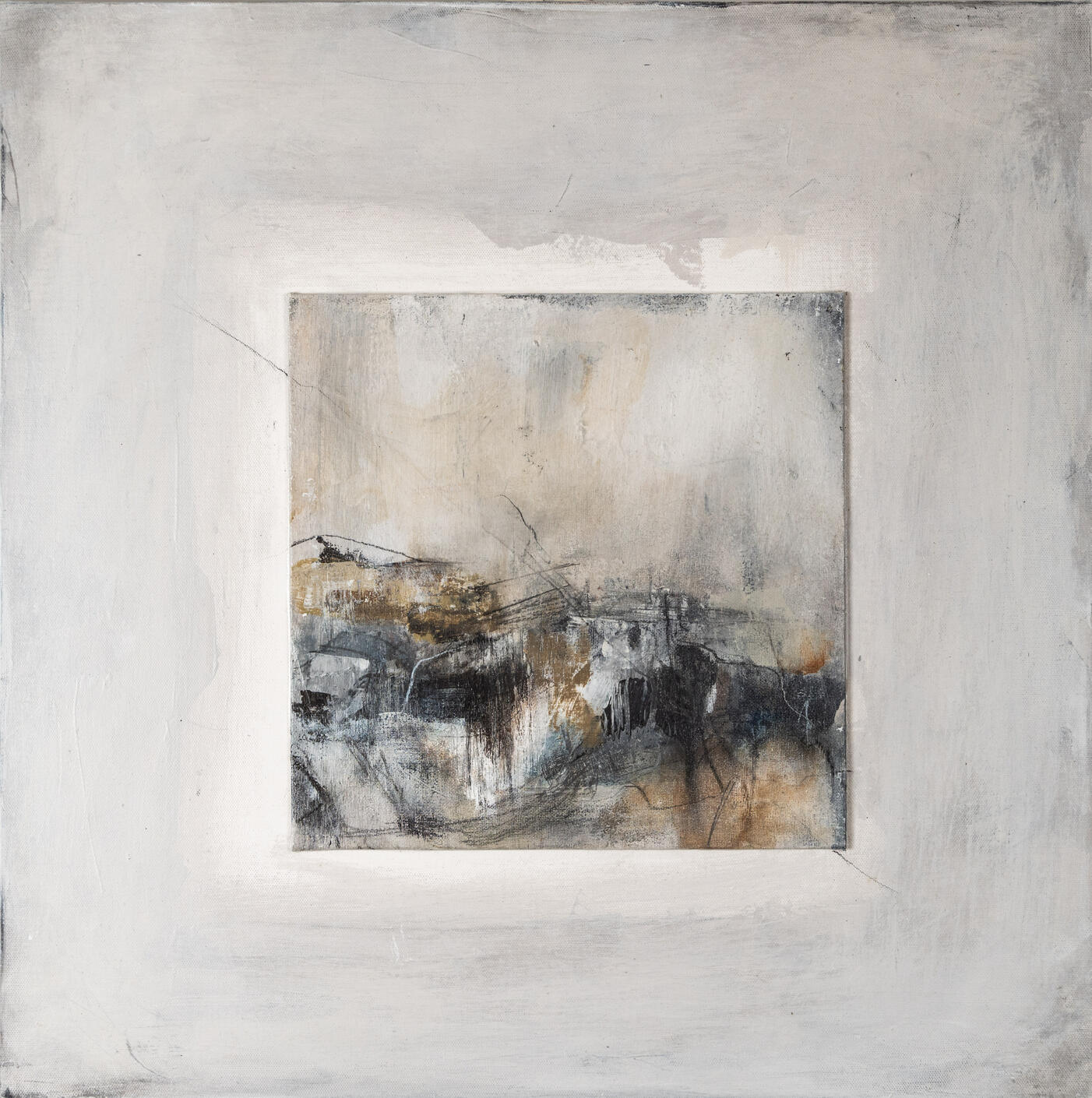 Wild West I. | Mixed Media on board | 50 X 60/3.5 cm