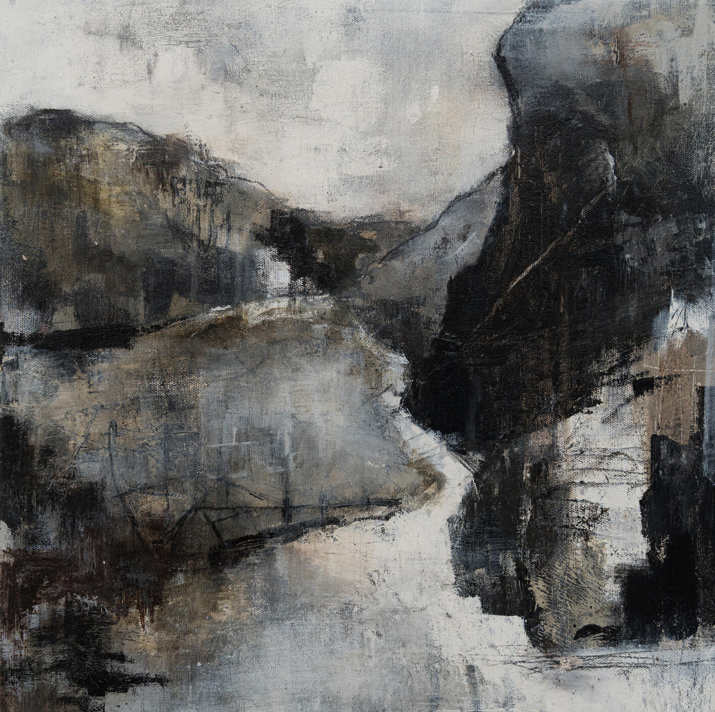 Beara in Mind | Mixed Media on Canvas | 40 X 40 cm