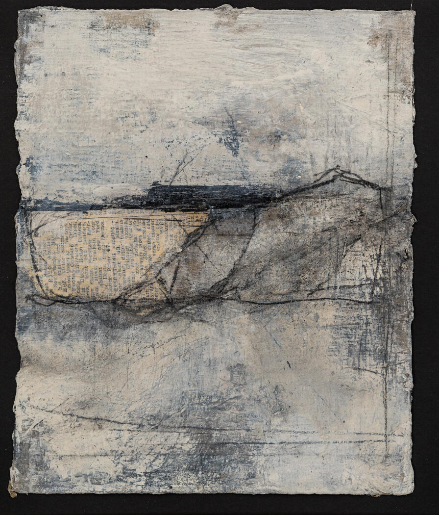 Fragments 3-S1 /23 | Mixed Media on Cotton Paper | 35 X 29 cm