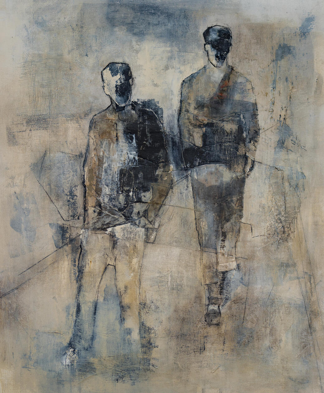Homo Nobilis I. | Mixed Media on Canvas | 65 X 45 cm