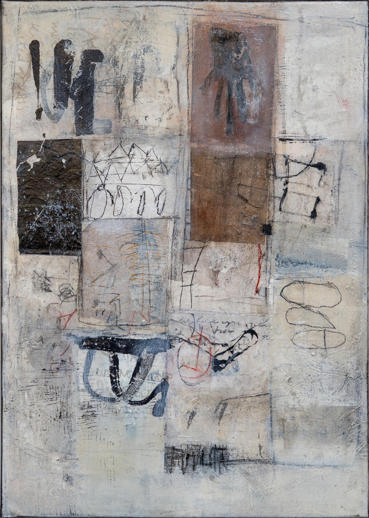 Hush | Mixed Media on Canvas | 50 X 70 cm