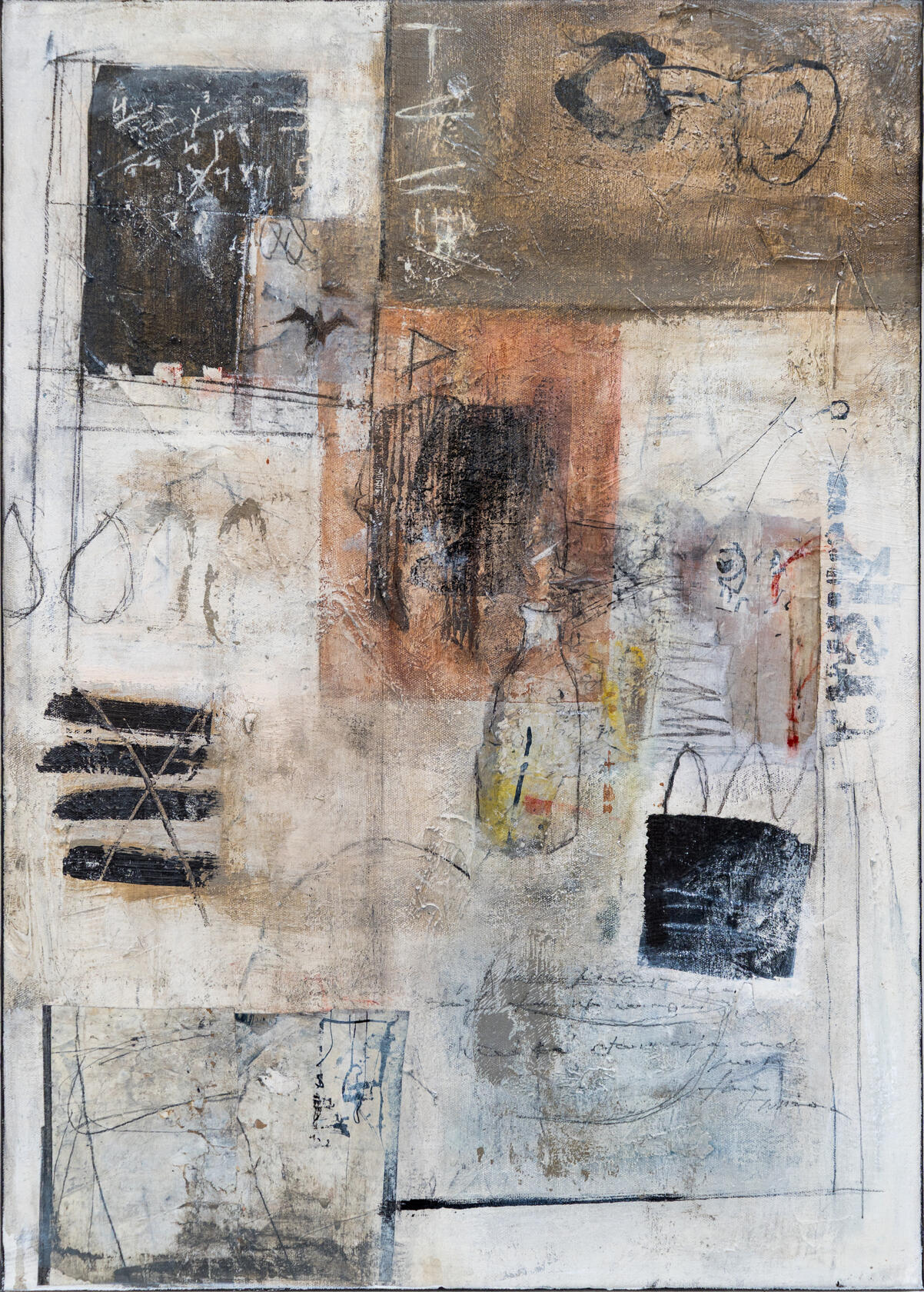 The Witness | Mixed Media on Canvas | 50 X 70 cm