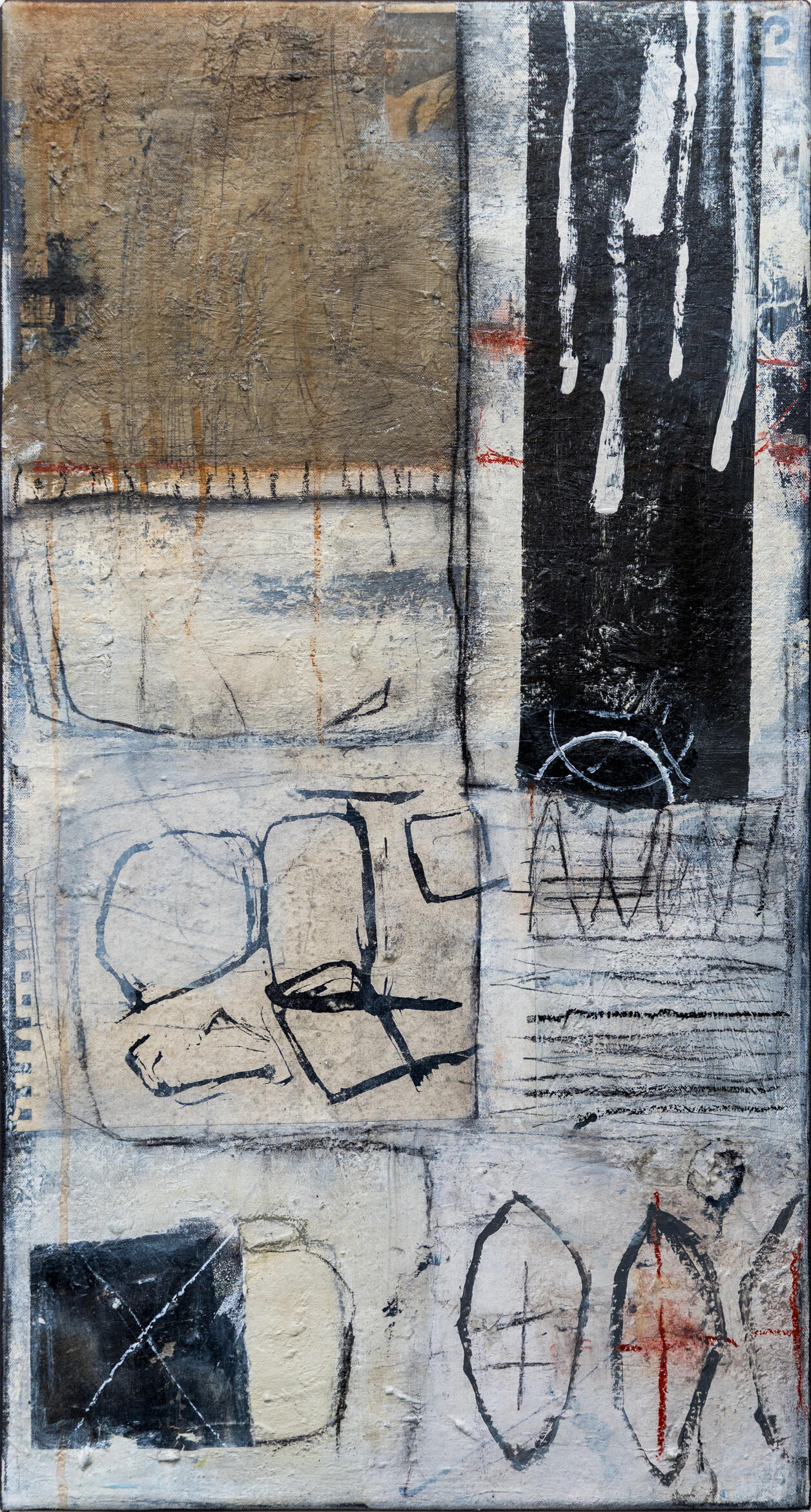 Prelude II. | Mixed Media on Canvas | 50 X 70 cm