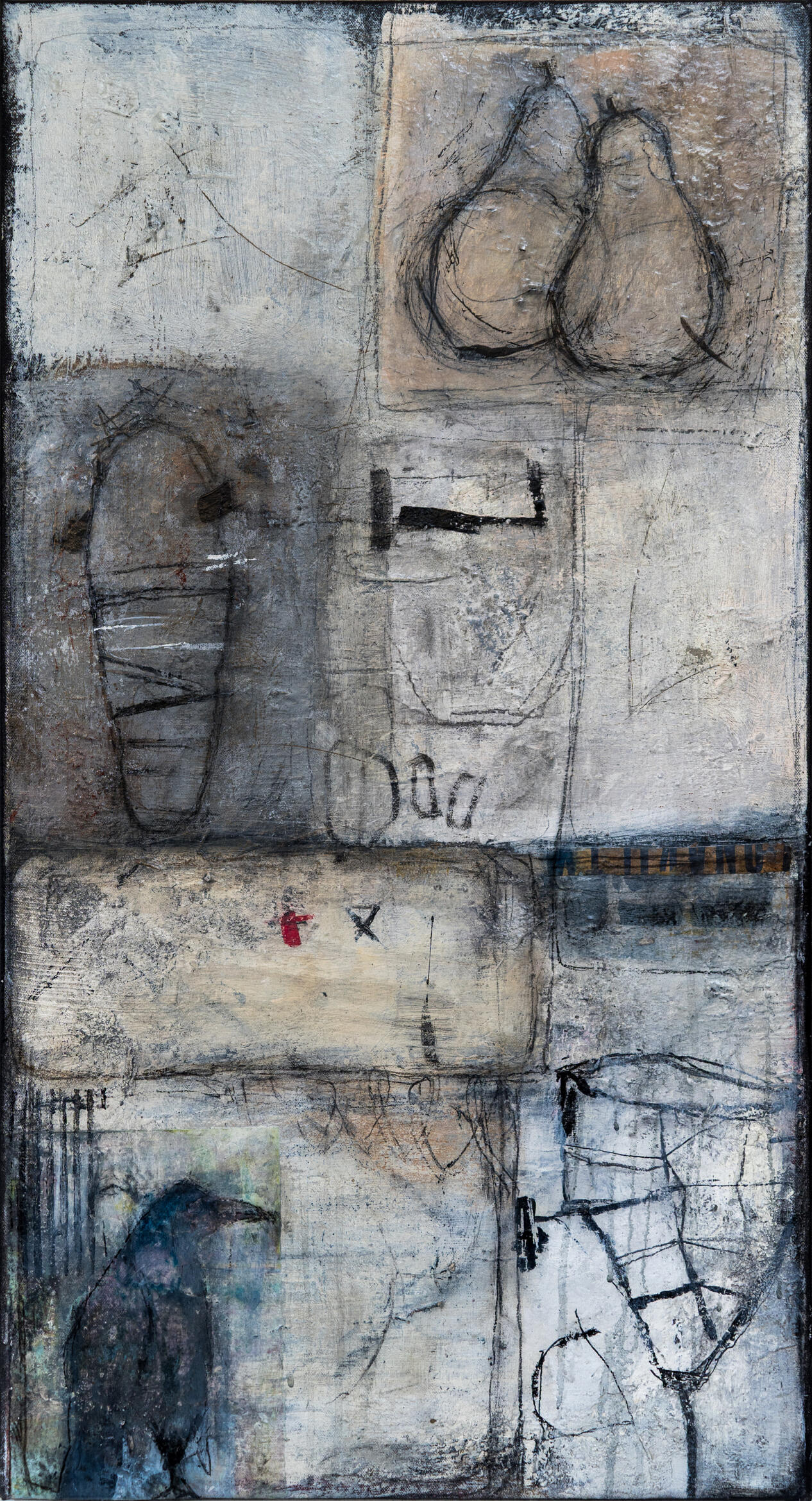 Prelude III | Mixed Media on Canvas | 45 X 85 cm