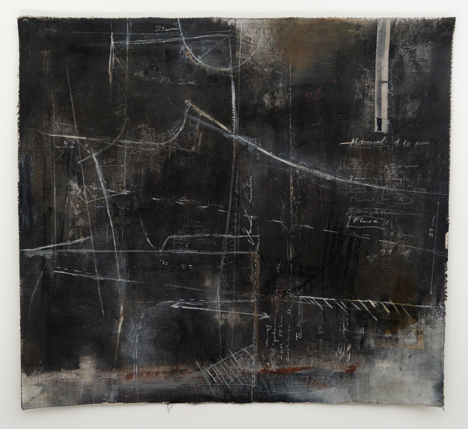 Fits and Misfits I.| Mixed Media on Canvas - Tapestery Style | 85 X 90 cm