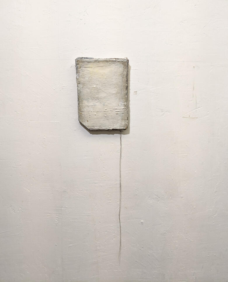The White Painting|Acrilyc and Hous paint on Canvas - | 85 X 90 cm