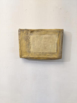 The Yellow Painting |Mixed Media on Canvas - |15 X16 cm