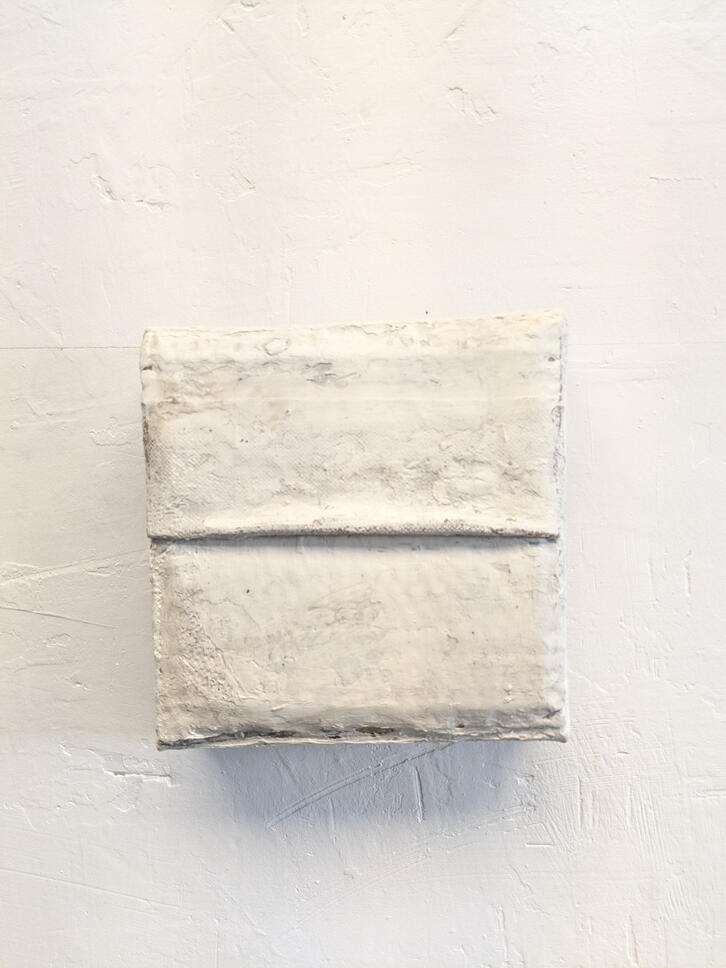The Pillow Painting.| Mixed Media on Canvas - | 15 X 16 cm