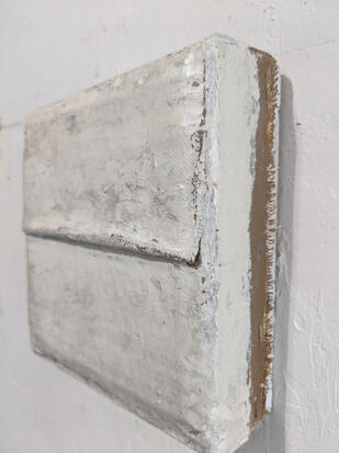 The Pillow Painting.| Mixed Media on Canvas - | 15 X 16 cm