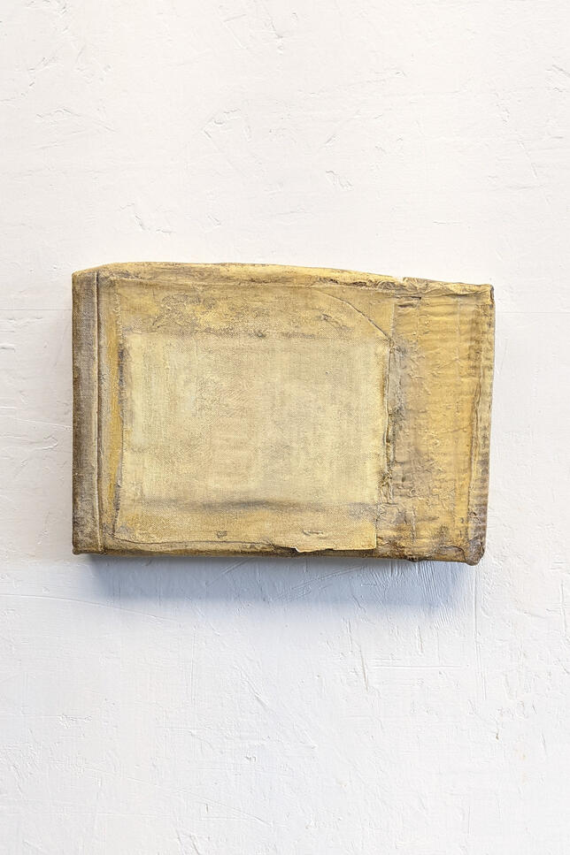 The Yellow Painting.| Mixed Media on Canvas - | 15 X 16 cm