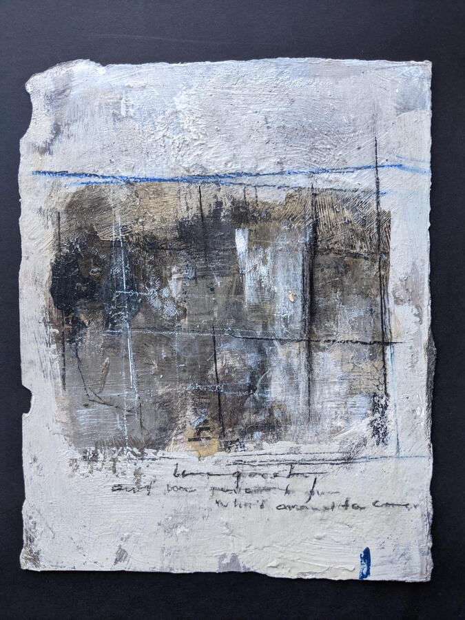 Fragments 3. S3/24 Mixed media on paper 17 × 21 cm €170 Studio Price €125